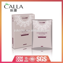 2017 new skin care white lace facial mask for skin whitening